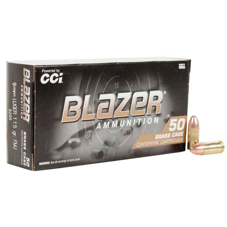 blazer brass 9mm box or 50